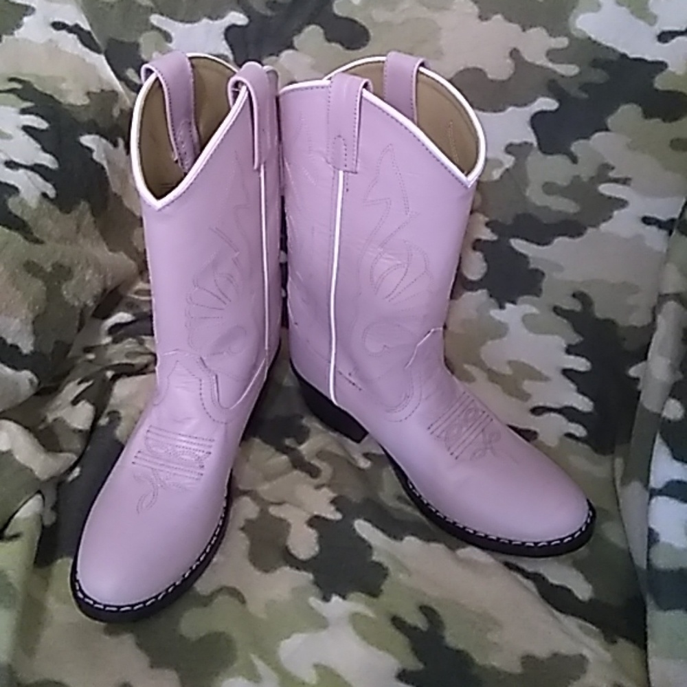 Masterson Boot pink leather cowboy boot